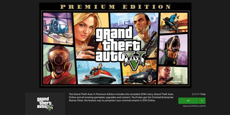 Epic Games Store down due to Free Grand Theft Auto V offer